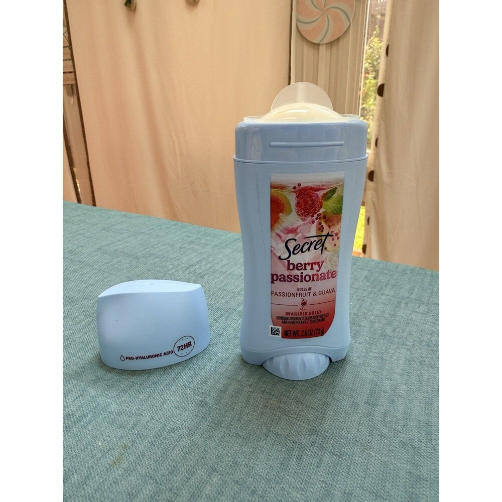 Secret Antiperspirant Berry Passionate with Passionfruit & Guava Scent, 2.6 oz